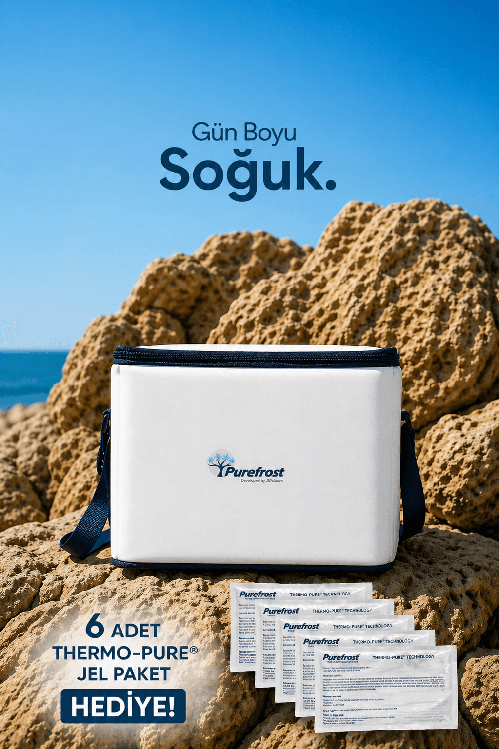 PUREFROST PF15 Folding Ice-Free Cooler Bag 15L | Keeps Cold for Up to 16 Hours 1