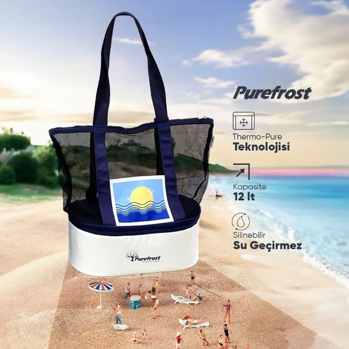 Purefrost PF12 Electric-Free & Ice-Free Thermal Travel Beach Bag 6